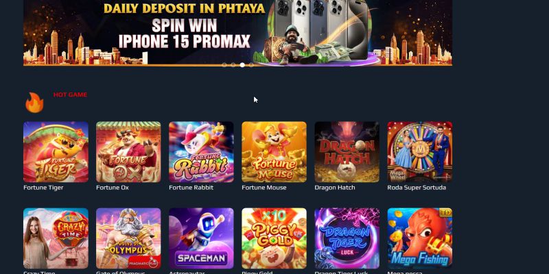 The most popular games at Phtaya 